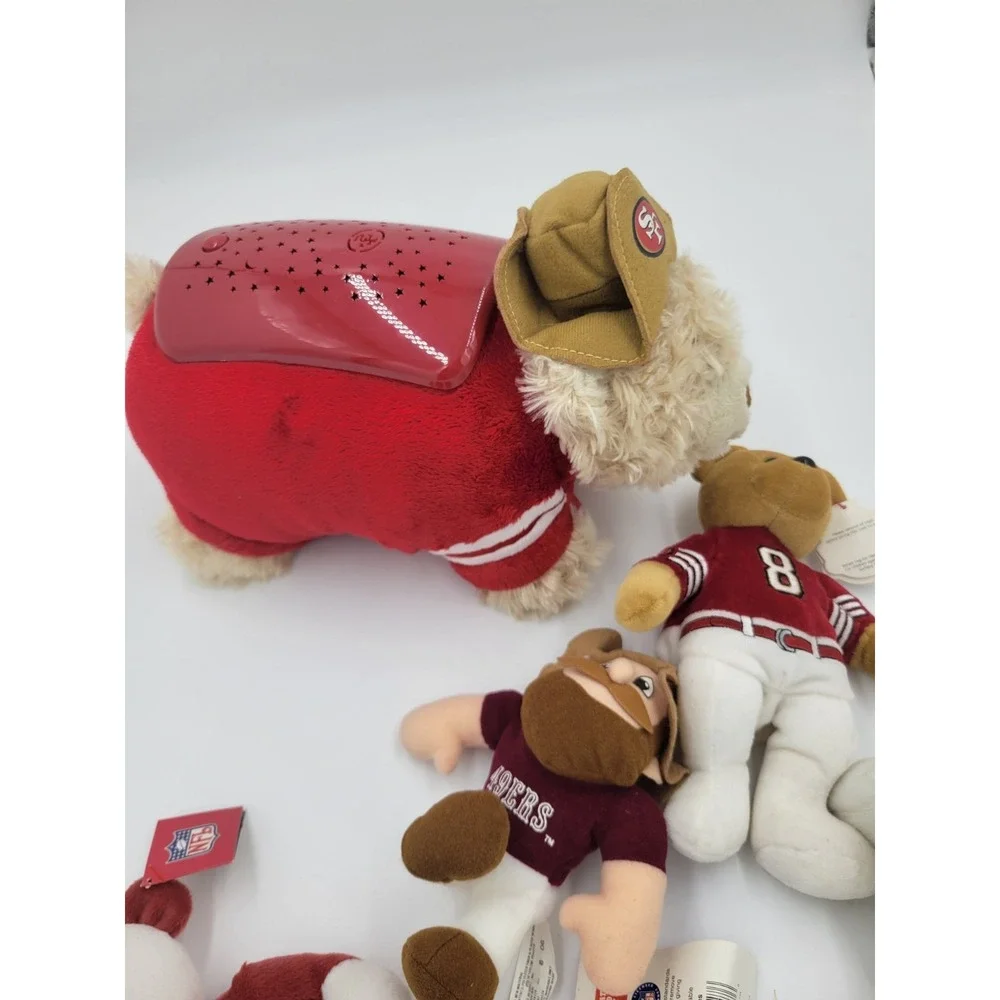 Vintage 90s San Francisco 49ers Plush NFL‎ Lot of 5